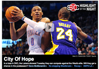 Illustration for article titled No, The Lakers Did Not Prove That They Can Compete With The Thunder Last Night